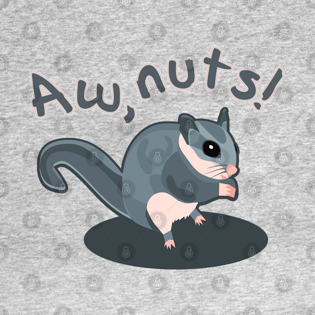 Aw, Nuts! A Flying Squirrel by nonbeenarydesigns